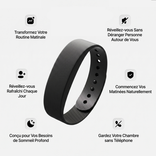 Wakevia - Bracelet Réveil Vibrant
