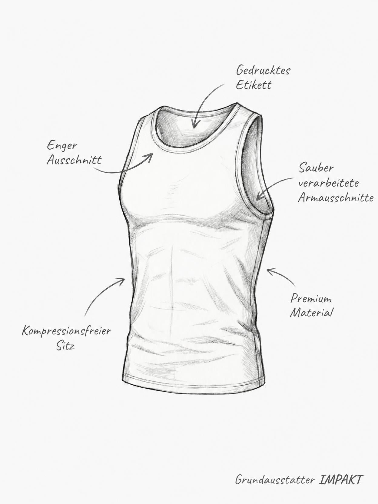 Stretchfit Tank 6er Pack